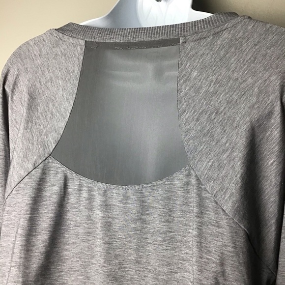 Athleta Gray Topanga Top with Back Mesh Panel - Picture 5 of 9